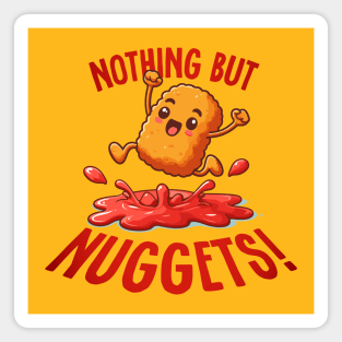 Nothing But Nuggets - Chicken Nugget and Ketchup Magnet